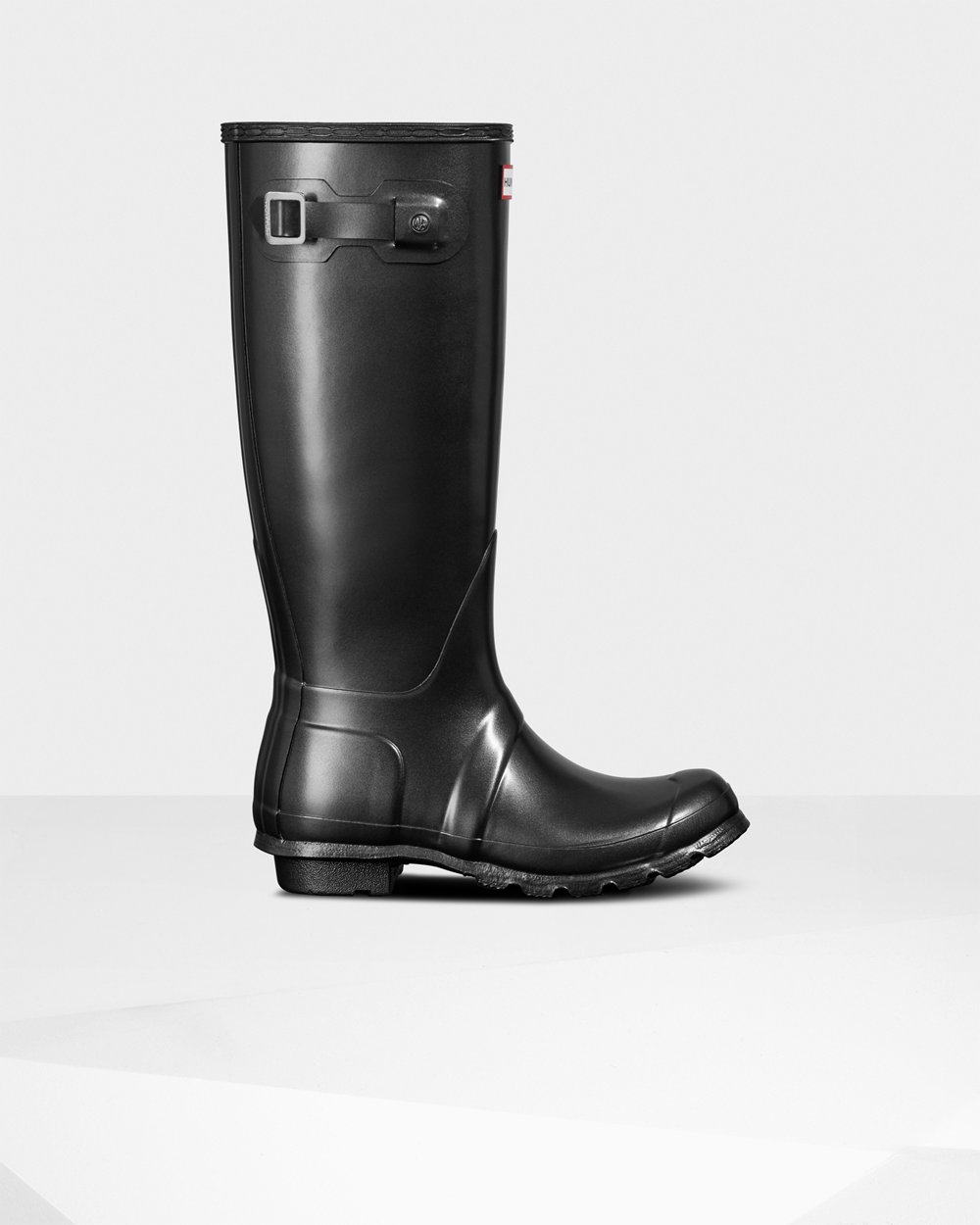 Women Hunter Original Pearlized | Tall Rain Boots Black | NZ-34218-GYLA